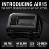 imageNOCO AIR15 UltraFast 15A Tire Inflator  12V Portable Air Compressor Pump 80 PSI Max  44 SLPM Airflow Inflates 040 PSI in 29 Minutes  Digital Gauge  AutoShutoff80 PSI