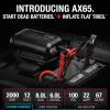 imageNOCO BoostAir AX65 2000A Jump Starter with Air Compressor Tire Inflator  Starts 80L Gas ampamp 60L Diesel  67 SLPM Airflow Inflates 040 PSI in 2 Minutes