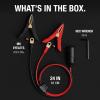 imageNOCO GC017 15A 14AWG 12V Adapter HeavyDuty Cigarette Lighter Plug and Female Socket With Battery Clamps12V Battery Clamp