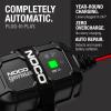 imageNOCO GENIUS2D 2A 12V Smart Onboard Battery Charger  DirectMount Automatic Maintainer Trickle Charger ampamp Desulfator with Overcharge Protection ampamp Temperature Compensation  For LeadAcid Batteries2A