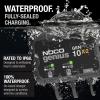 imageNOCO Genius GENPRO10X2 2Bank 20A Onboard Battery Charger  10A Per Bank 12V Waterproof Marine Charger with Overcharge Protection ampamp Temperature Compensation  for LeadAcid ampamp Lithium Batteries20A 10A per Bank