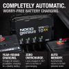 imageNOCO Genius GENPRO10X4 4Bank 40A Onboard Battery Charger  10A Per Bank 12V Waterproof Marine Charger with Overcharge Protection ampamp Temperature Compensation  for LeadAcid ampamp Lithium Batteries