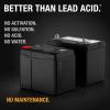 imageNOCO Lithium NLXU1 12V DualPurpose LiFePO4 LithiumIon Battery  40Ah DeepCycle and 600A Group U1 Starter Battery  UL Listed  BuiltIn Dynamic BMS