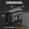 imageNOCO SnapTop BG31 Battery Box Group 2431 12V Battery Box for Marine Automotive RV Boat Camper and Travel Trailer BatteriesGroup 24  27  31
