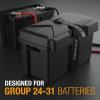 imageNOCO SnapTop BG31 Battery Box Group 2431 12V Battery Box for Marine Automotive RV Boat Camper and Travel Trailer BatteriesGroup 24  27  31