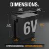 imageNOCO SnapTop BG6V Battery Box Single 6V Battery Box for Marine Automotive RV Boat Camper and Travel Trailer Batteries