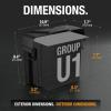 imageNOCO SnapTop BGU1 Battery Box Group U1 12V Battery Box for Lawn and Garden Generators Gate Openers and Equipment