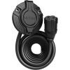 imageNOCO GCP1EX 15A AC Port Plug 125V Power Inlet Socket and Waterproof Electrical Outlet Receptacle with 12Foot Integrated Outdoor Extension Cord