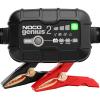 imageNOCO GENIUS2 2A 6V12V Smart Battery Charger  Automatic Maintainer Trickle Charger ampamp Desulfator with Overcharge Protection ampamp Temperature Compensation  For LeadAcid ampamp Lithium Batteries2A