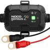 imageNOCO GENIUS2D 2A 12V Smart Onboard Battery Charger  DirectMount Automatic Maintainer Trickle Charger ampamp Desulfator with Overcharge Protection ampamp Temperature Compensation  For LeadAcid Batteries2A