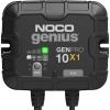 imageNOCO Genius GENPRO10X1 1Bank 10A Onboard Battery Charger  10A Per Bank 12V Waterproof Marine Charger with Overcharge Protection ampamp Temperature Compensation  for LeadAcid ampamp Lithium Batteries10A 10A per Bank