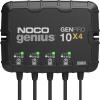 imageNOCO Genius GENPRO10X4 4Bank 40A Onboard Battery Charger  10A Per Bank 12V Waterproof Marine Charger with Overcharge Protection ampamp Temperature Compensation  for LeadAcid ampamp Lithium Batteries