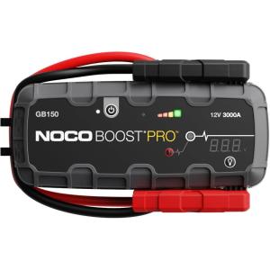 imageNOCO Boost GB150 3000A UltraSafe Jump Starter  12V Lithium Battery Booster Pack Portable Jump Box Power Bank ampamp Jumper Cables  for 90L Gas and 70L Diesel Engines