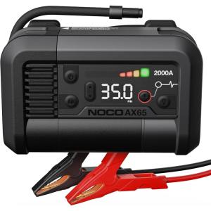 imageNOCO BoostAir AX65 2000A Jump Starter with Air Compressor Tire Inflator  Starts 80L Gas ampamp 60L Diesel  67 SLPM Airflow Inflates 040 PSI in 2 Minutes