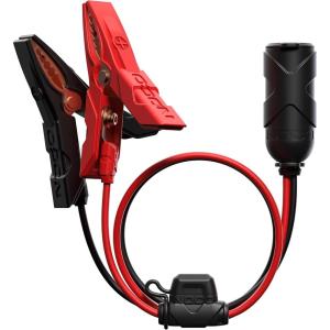 imageNOCO GC017 15A 14AWG 12V Adapter HeavyDuty Cigarette Lighter Plug and Female Socket With Battery Clamps12V Battery Clamp