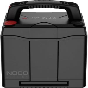imageNOCO Lithium NLX24 12V DualPurpose LiFePO4 LithiumIon Battery  90Ah DeepCycle and 1200A Group 24 Starter Battery  UL Listed  BuiltIn Dynamic BMS